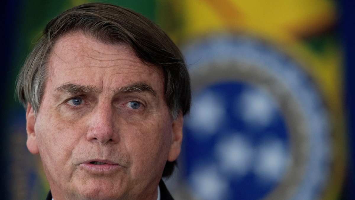 El presidente de Brasil, Jair Bolsonaro.