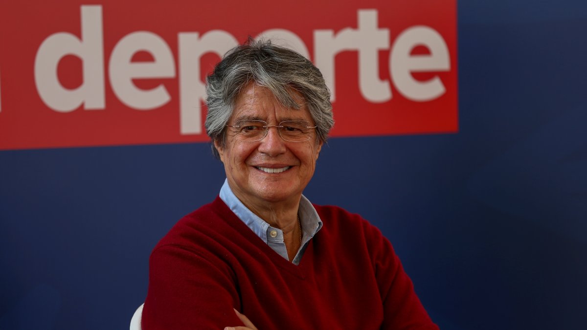 En la imagen, el candidato presidencial ecuatoriano, Guillermo Lasso.