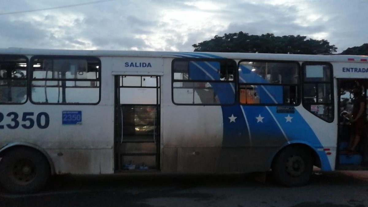 Esta es la unidad de transporte donde ocurrió el hecho violento.