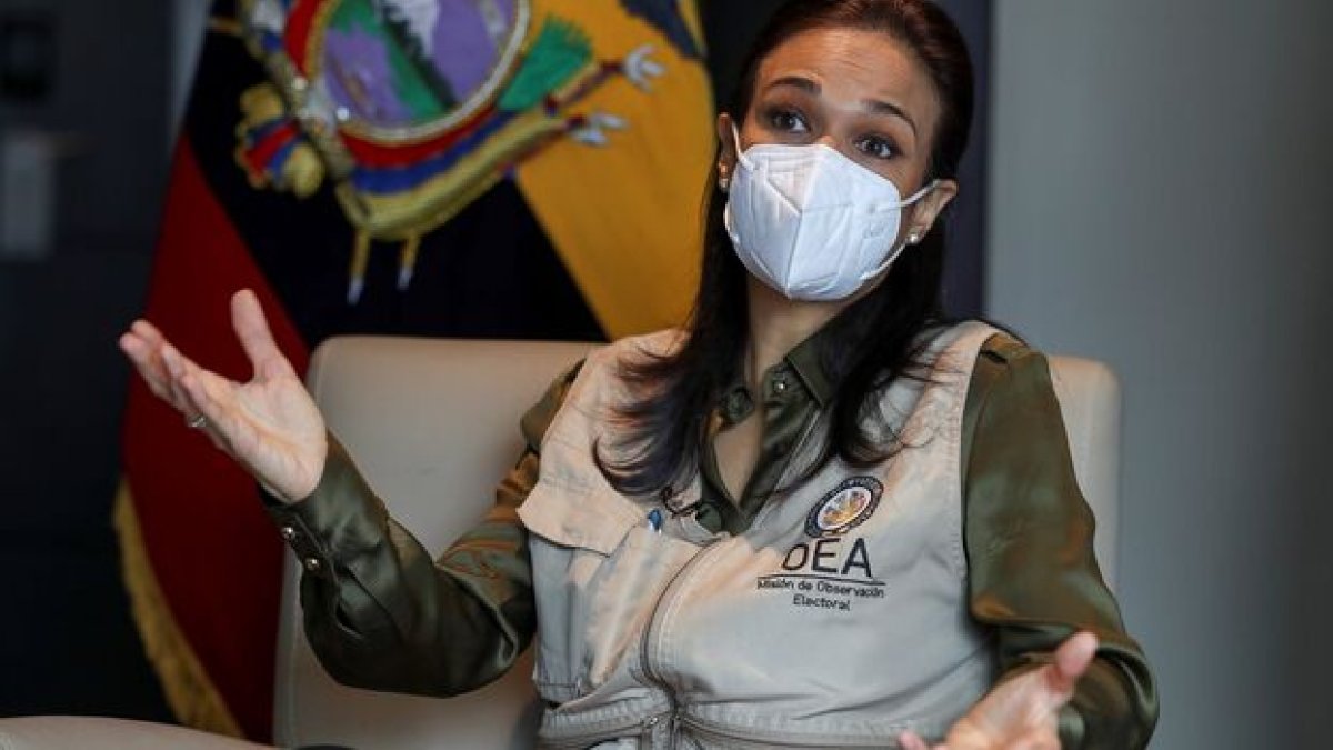 La líder de la misión de la OEA señaló que las elecciones de mañana 