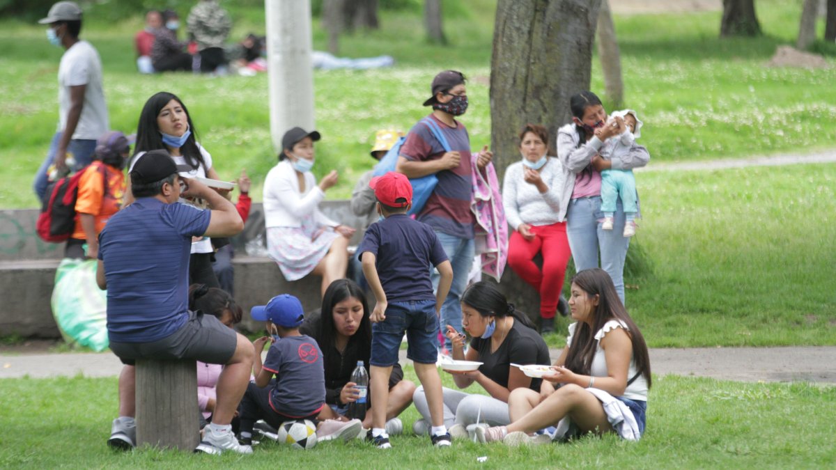 Los parques atrajeron a una gran cantidad de usuarios.