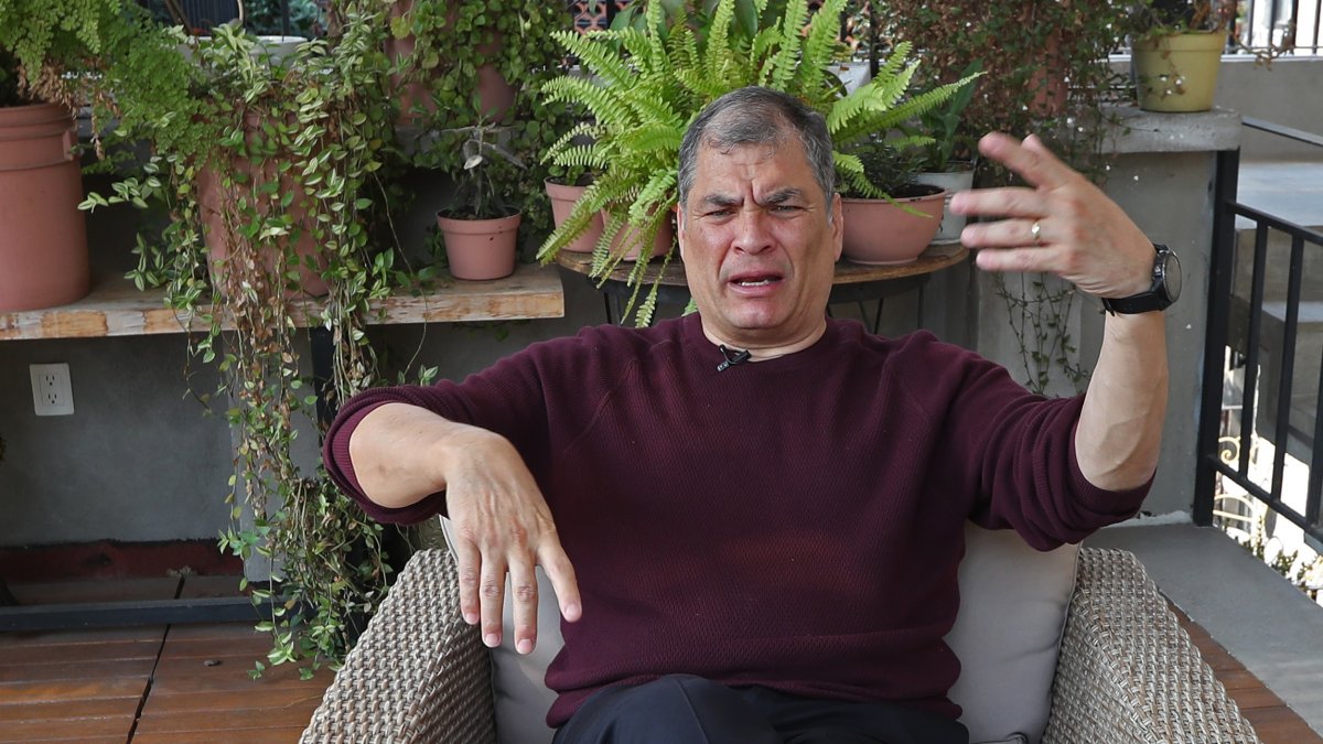 Rafael Correa expresidente de Ecuador, en una foto de archivo