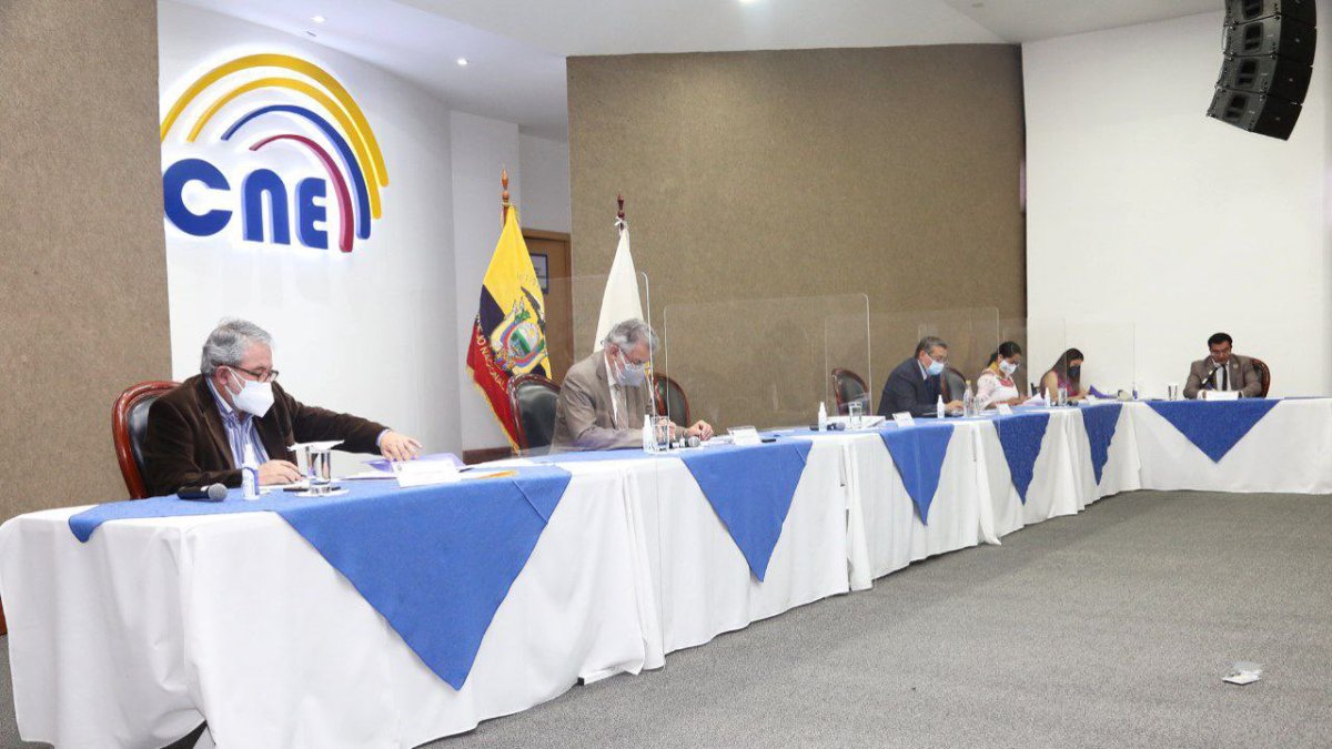 El pleno del CNE instaló hoy, 14 de abril de 2021, la Audiencia Pública de Escrutinio.
