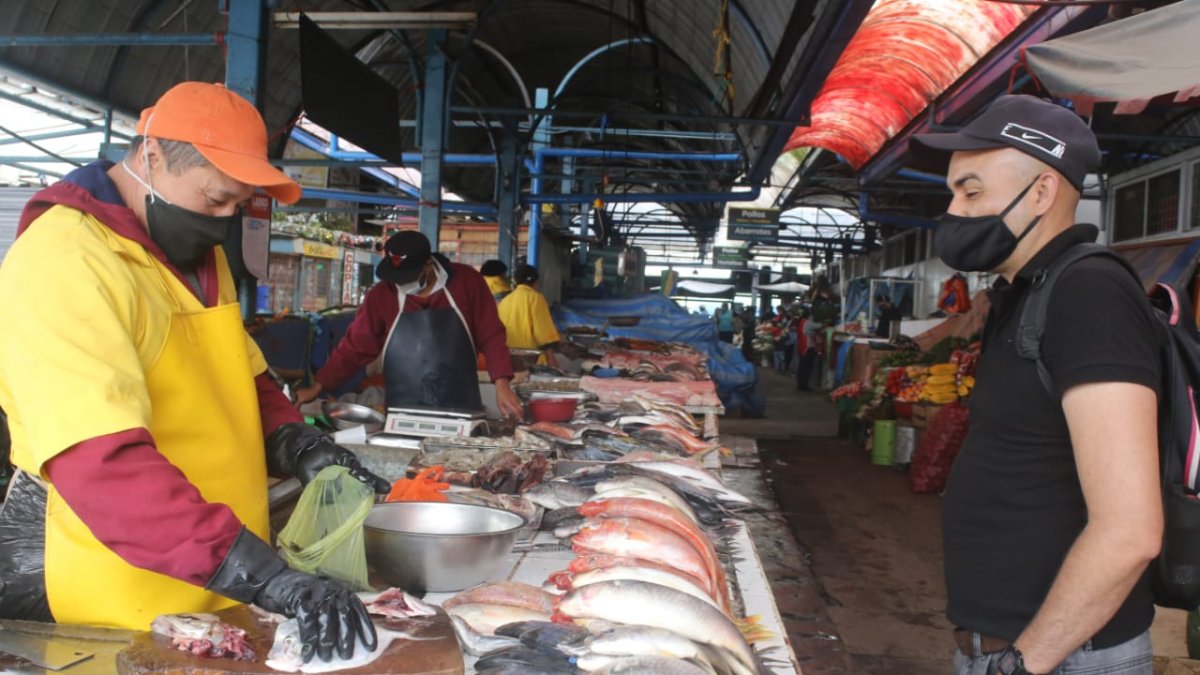 La venta de tiburón se presenta en mayor frecuencia en los mercados de la Sierra del país.