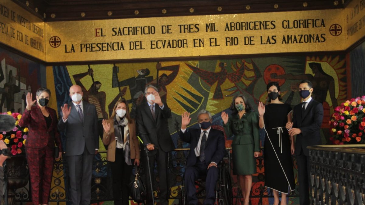 Ayer Guillermo Lasso, presidente electo, se reunió con el aún mandatario Lenín Moreno.