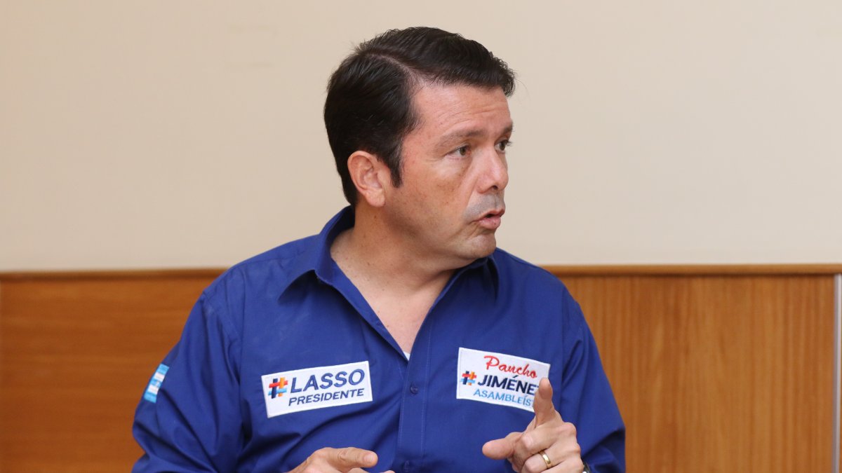 Francisco Jiménez es legislador electo por el distrito 2 de Guayas.