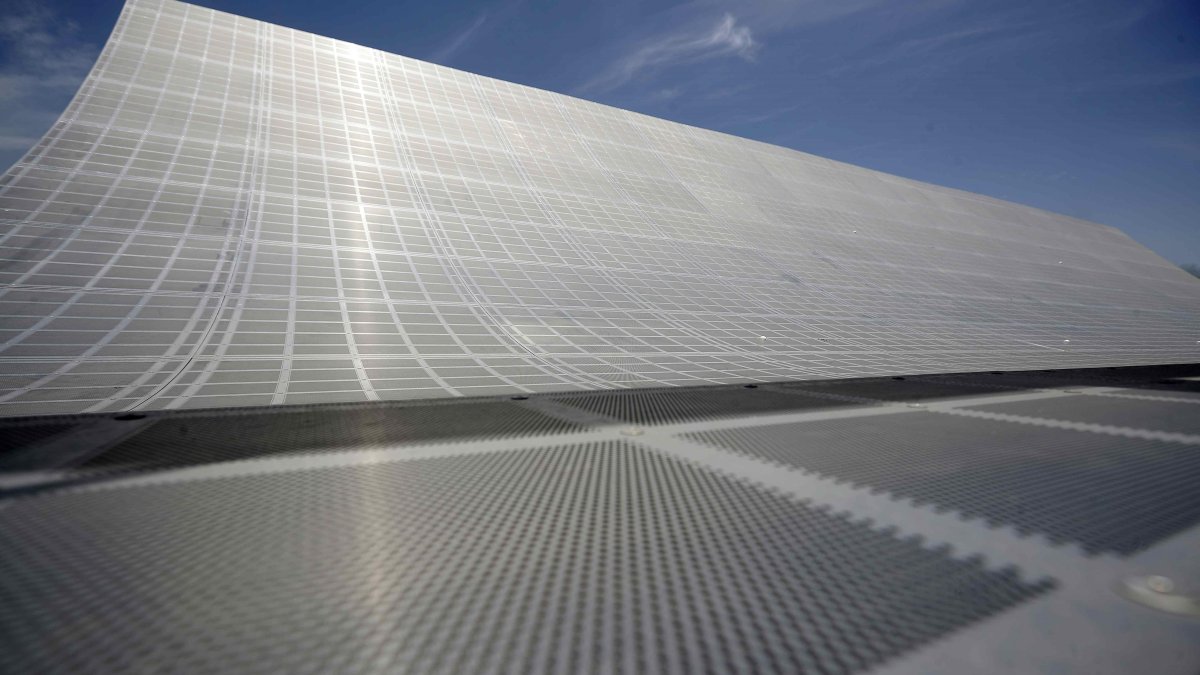 Vista general del rada espacial construido por la empresa estadounidense LeoLabs, inaugurado hoy, en la provincia de Guanacaste (Costa Rica).