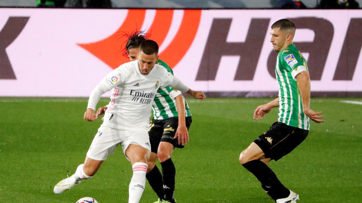 Eden Hazard volvió a los campos luego de su lesión, pero no influyó en el marcador.