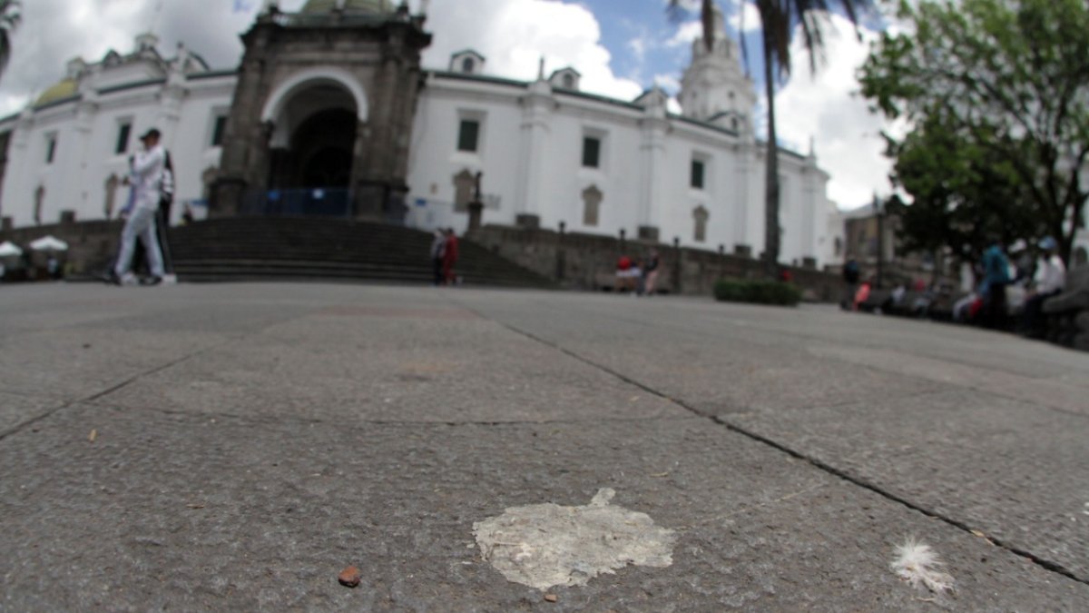 Situación. Se estima que, en promedio, hay 50.000 chicles pegados en el suelo de las principales plazas y pasajes patrimoniales de la capital.