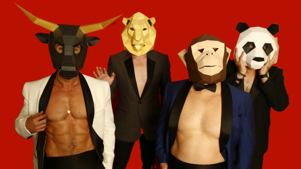 Fabo Doja, Daniel Santos, Leonardo Moreira y Santiago Carpio.