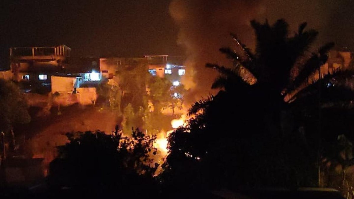 Se reporta un incendio en Manabí.