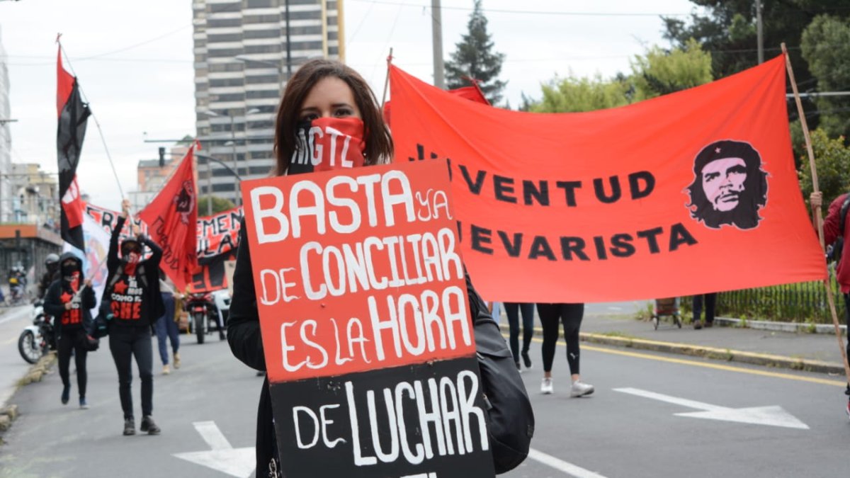 Sindicatos marcharon esta mañana con motivo del Primero de Mayo.