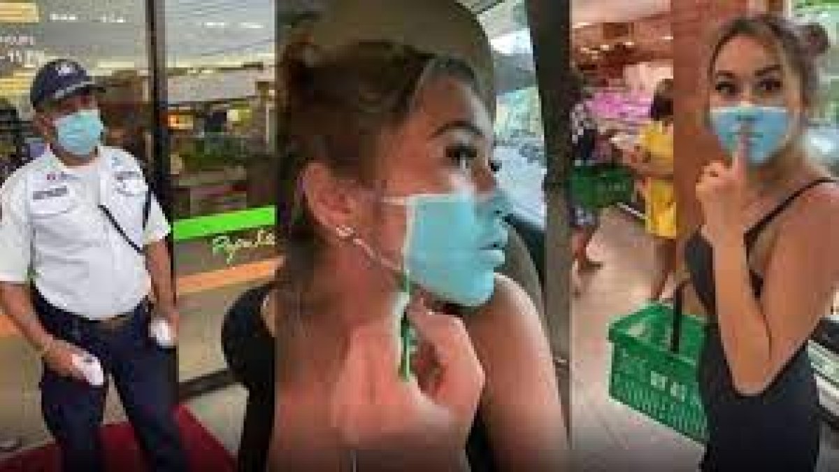 La mujer grabó un vídeo en el que mostraba cómo burló los controles.