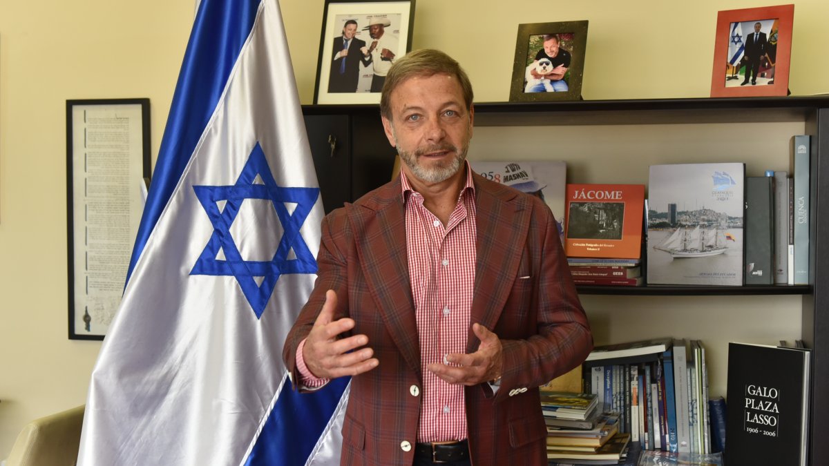 El embajador de Israel en Ecuador habla de la nueva normalidad.