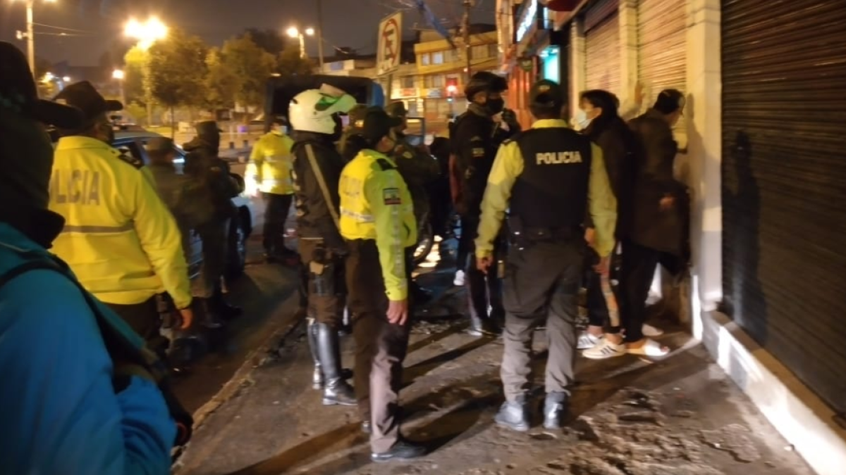 Operativo en los Distritos Manuela Sáenz y Los Chillos, el fin de semana.