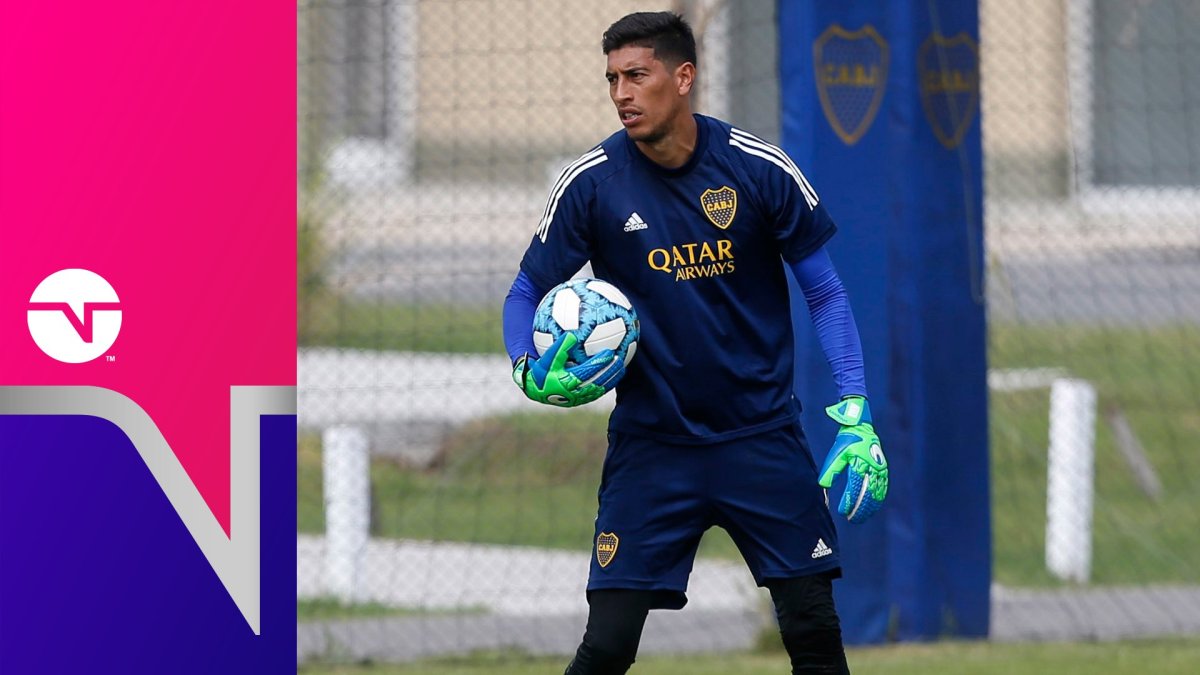 Esteban Andrada, arquero de Boca, dio positivo en la prueba de COVID-19.