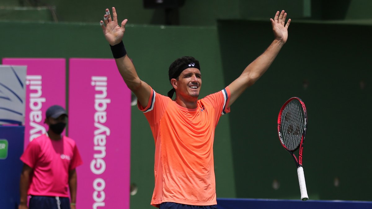 Sequía. El guayaquileño volvió a sonreír en Salinas tras casi un par de años sin ganar un título.