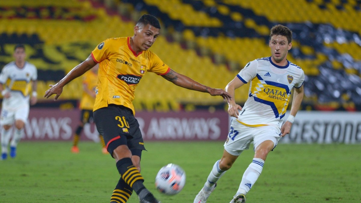 Barcelona ya jugó con un club argentino en la presente edición de la Copa Libertadores.