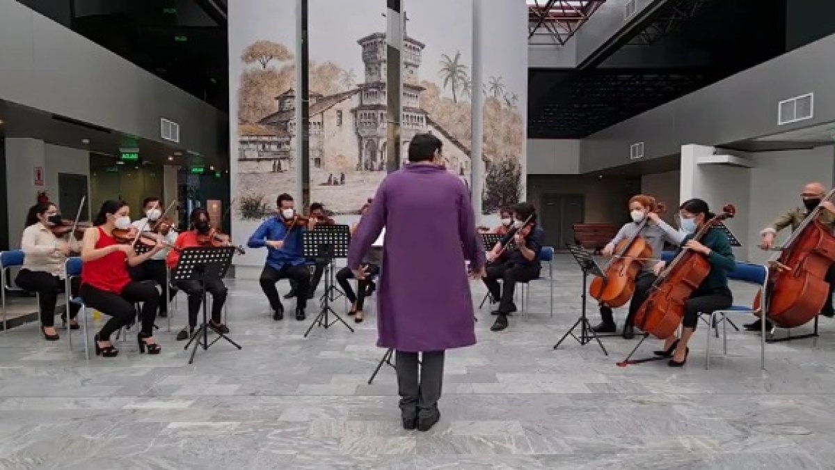 La Orquesta de Cámara de la Universidad de Guayaquil ha realizado este año grabaciones en los museos.