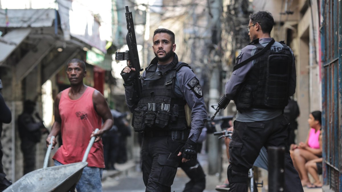 El operativo se desarrolló en la favela de Jacarezinho, donde ocurrió esta terrible masacre. André Coelho / EFE