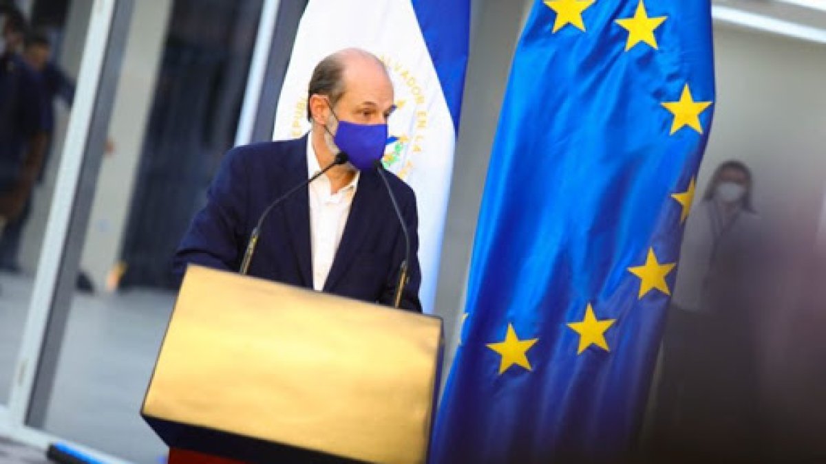 Andreu Bassols, el embajador de la Unión Europea (UE) en El Salvador.