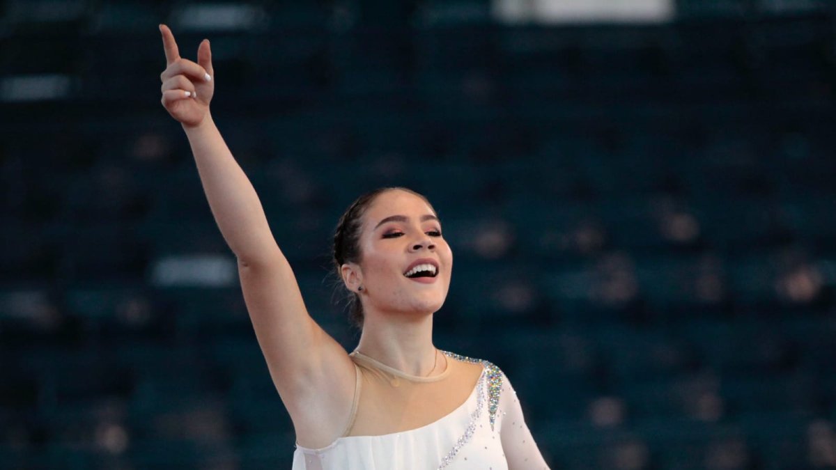 Samia Álava tras la rutina que se llevó la plata del Campeonato Panamericano de Naciones.