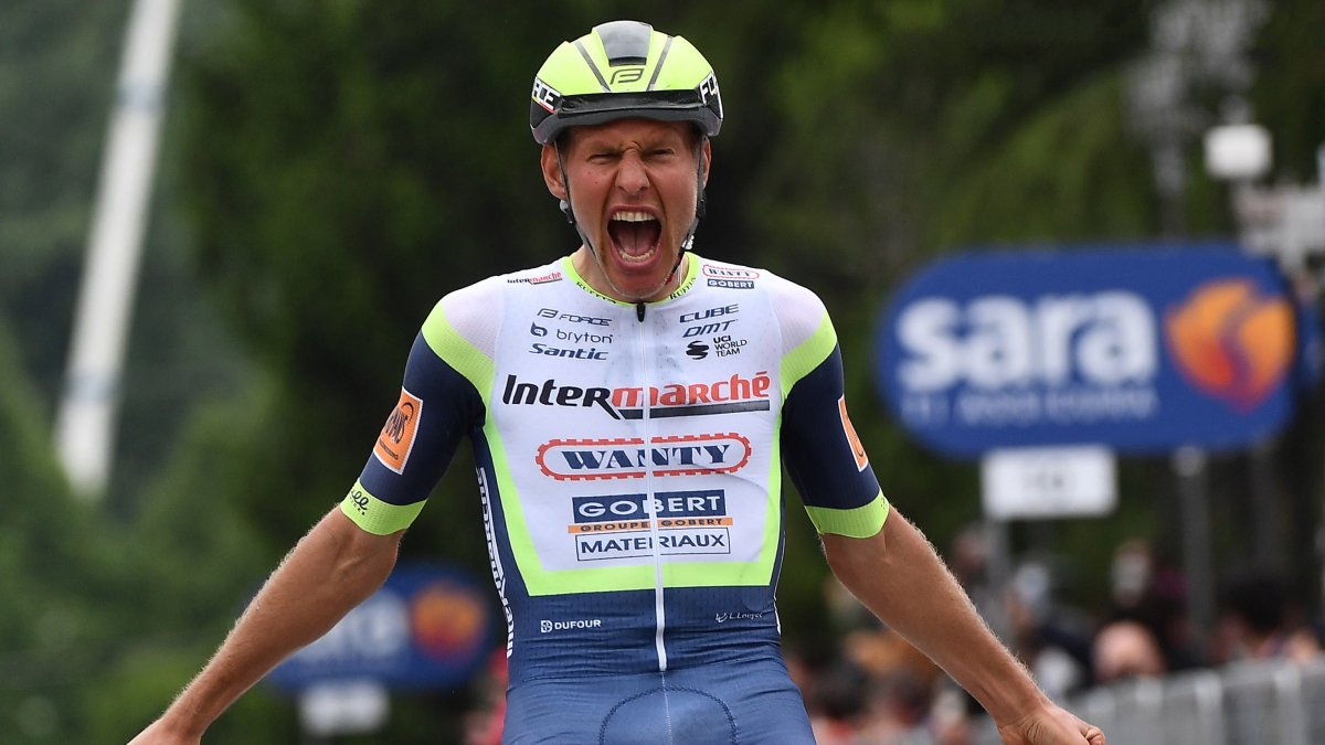 Taco Van der Hoorn no creía haber ganado la tercera etapa.