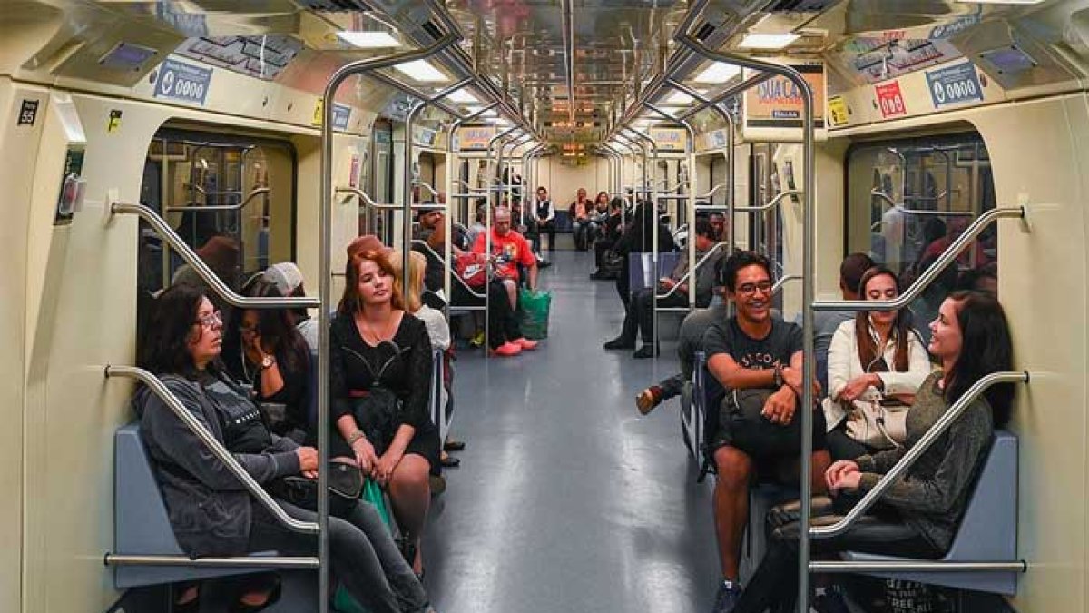 El metro de Sao Paulo tendrá puntos o será un punto de vacunación masiva.