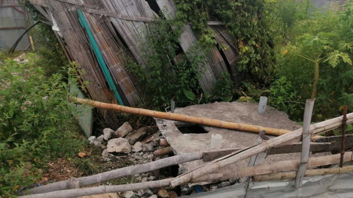 En este lugar fue encontrada la víctima.