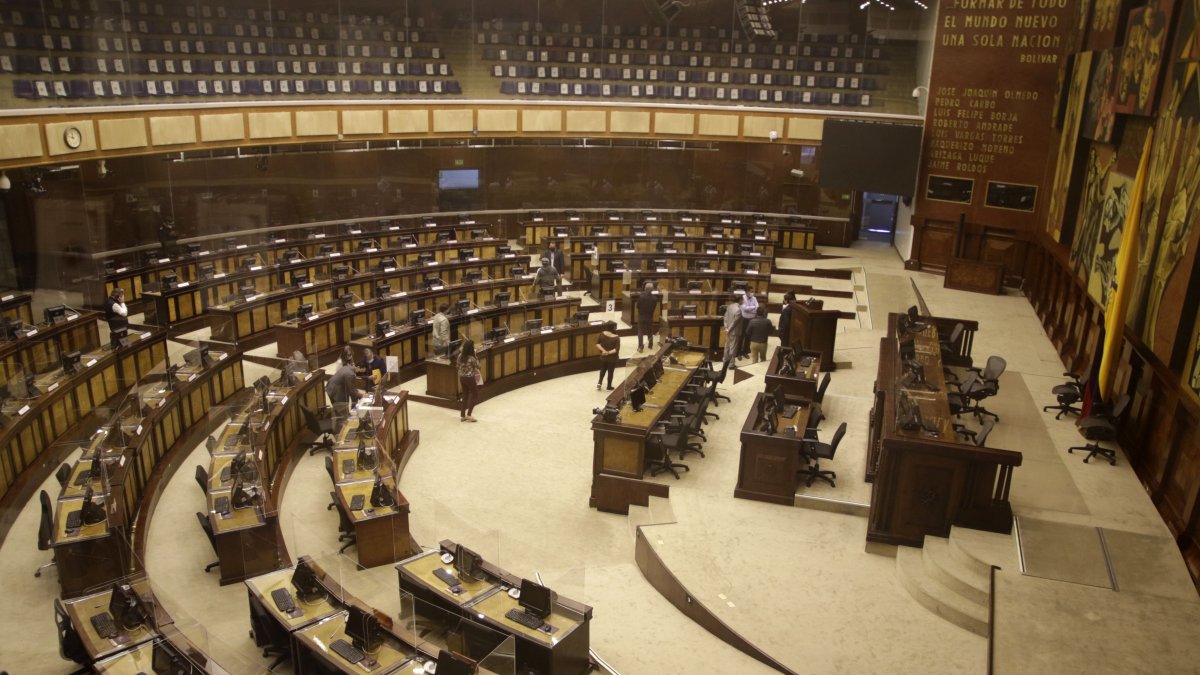 La sede de la Asamblea Nacional recibirá a los nuevos legisladores.