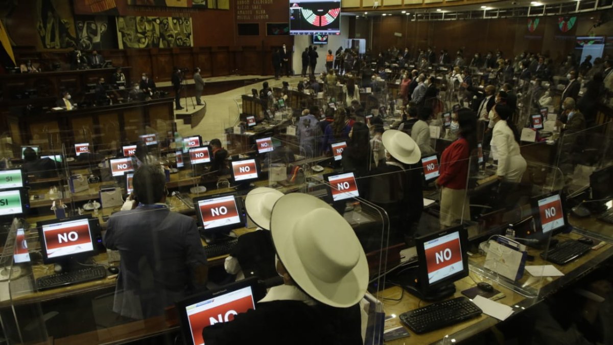 Con 68 votos negativos, 40 negativos y 29 abstenciones, no prosperó la candidatura de Henry Kronfle para la Presidencia de la Asamblea Nacional. 