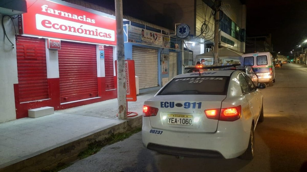 El sitio donde se dio el robo, la noche del jueves.