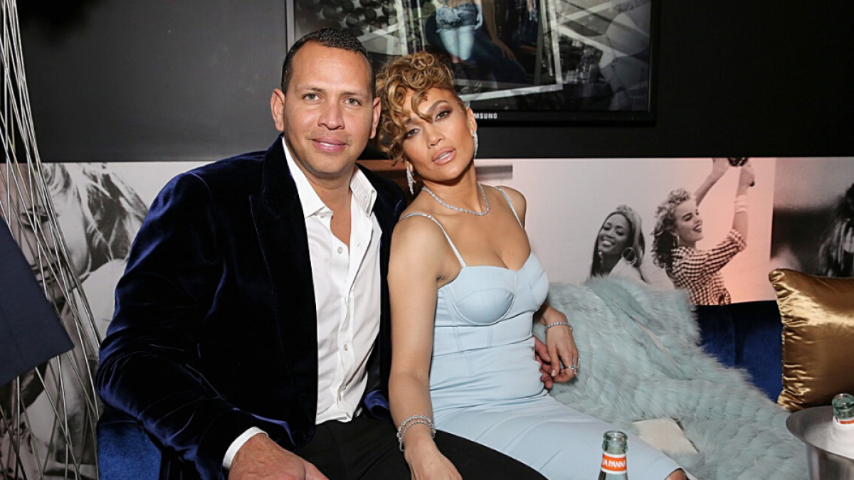 Álex Rodríguez y Jennifer López.