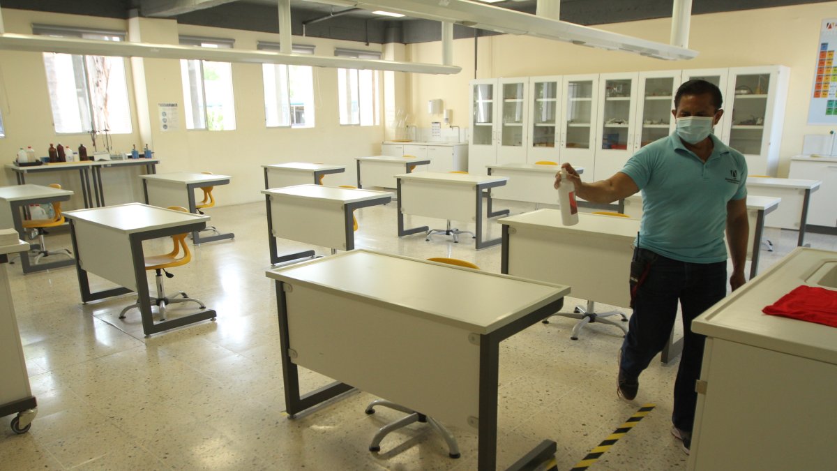 El colegio Alemán Humboldt, ubicado en Los Ceibos, norte de Guayaquil, tiene listo su plan de retorno y los protocolos de bioseguridad para garantizar la presencialidad de alumnos y docentes