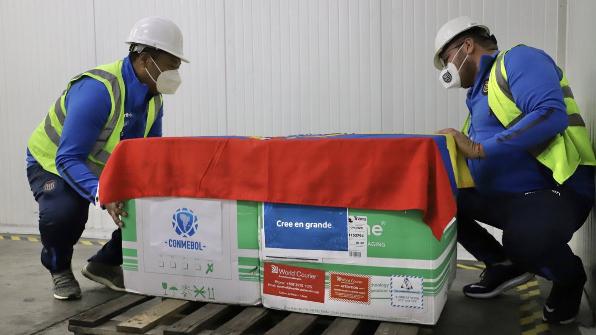 Las vacunas llegaron al país la tarde del domingo 16 de mayo de 2021. El miércoles serán aplicadas