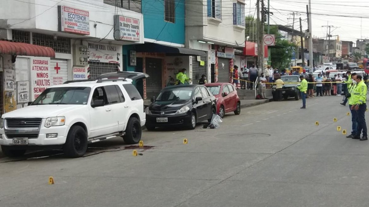 Hecho. La balacera se registró en el sector de la Juan Montalvo, en el norte de Guayaquil.