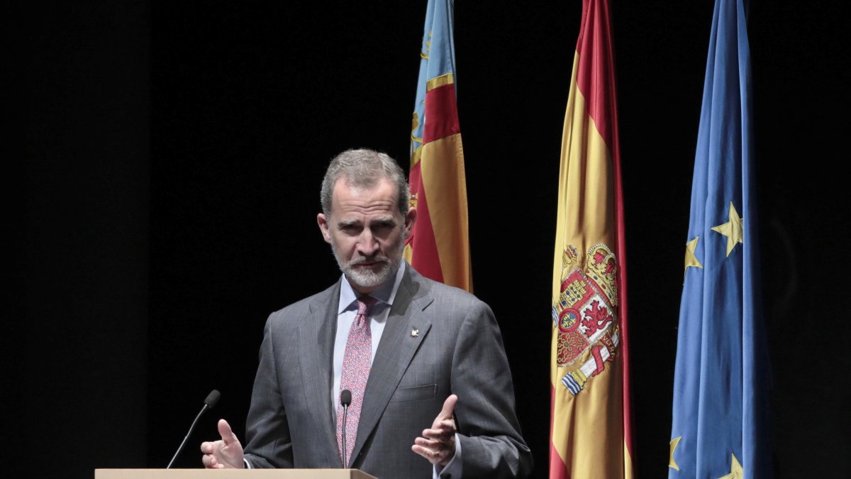 En la imagen, el rey Felipe VI.
