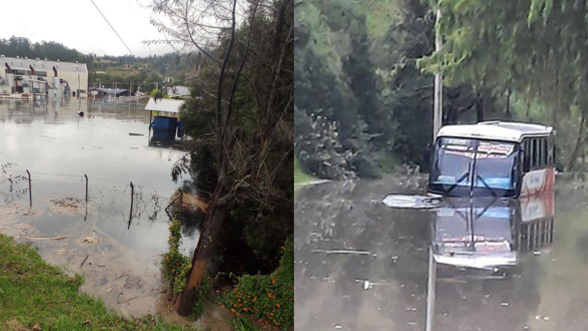 El fenómeno natural es consecuencia del estado invernal con lluvias constante.