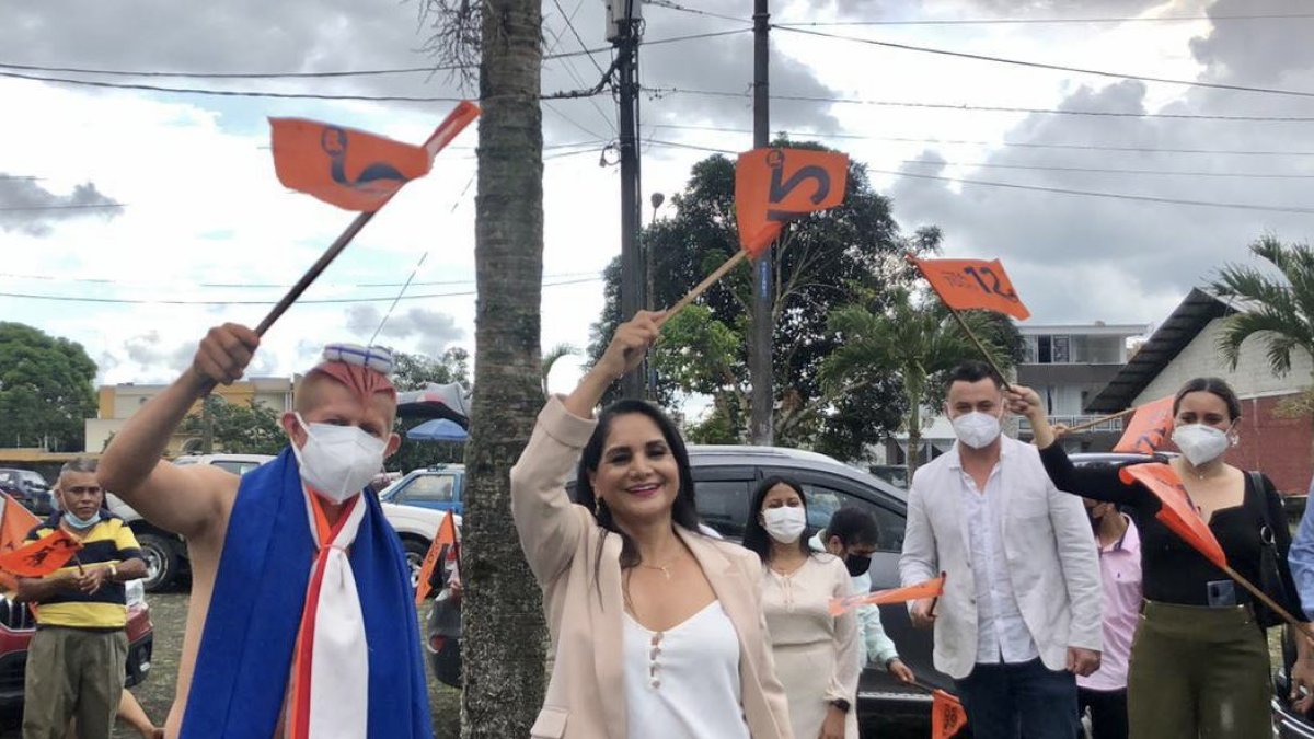 Amada Ortiz corrió por la ID para llegar a la Asamblea. Antes había participado en elecciones con el correísmo.