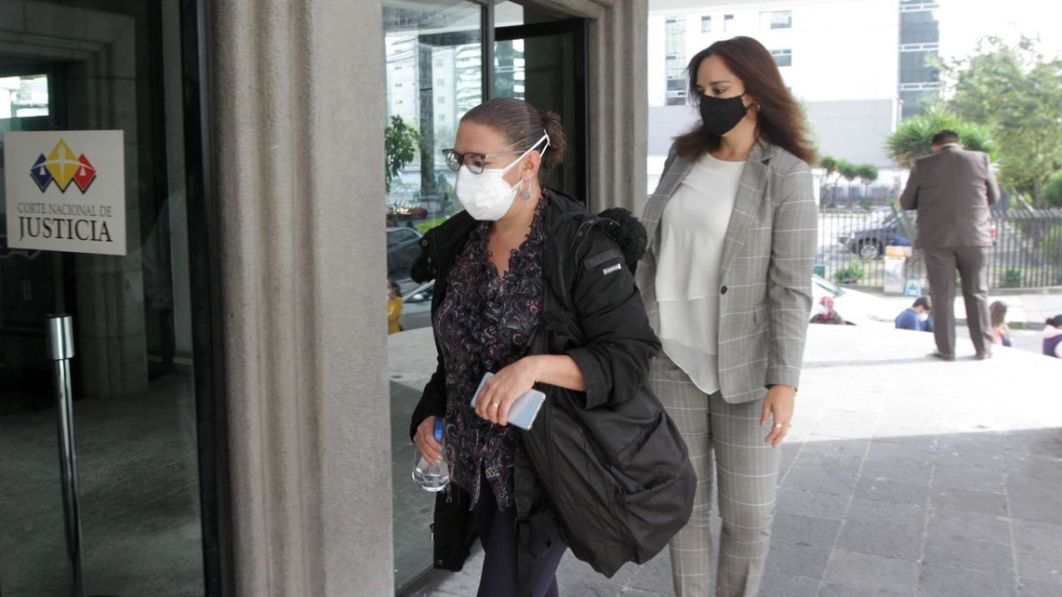 Diligencia. El lunes en la Corte Nacional de Justicia se desarrolló la audiencia de vinculación a la instrucción.