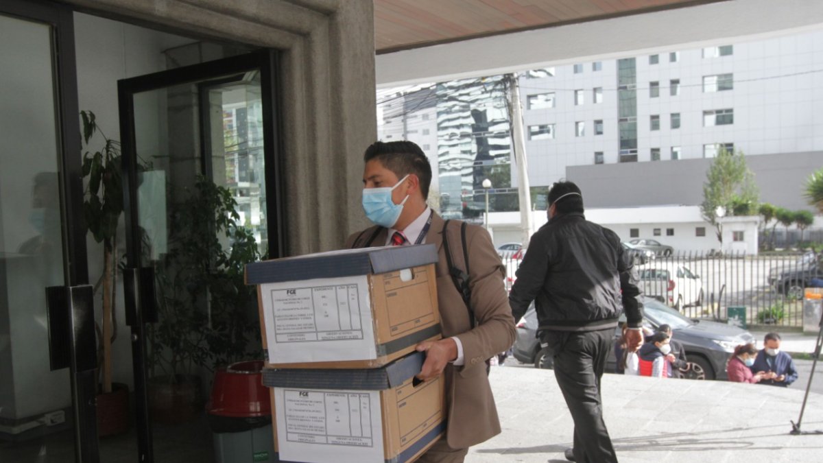 Expediente. La instrucción fiscal por posible delincuencia organizada ya supera los 160 cuerpos procesales.