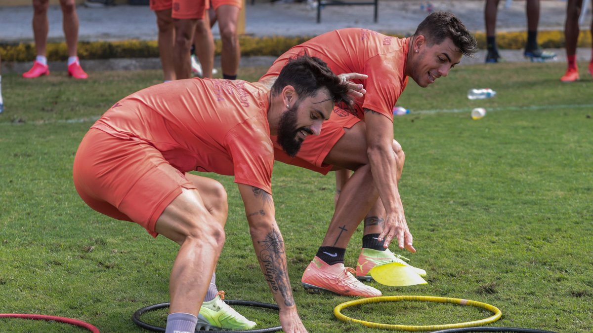 Los toreros se prepararon luego de su regreso de Argentina, donde sellaron su clasificación a octavos de final.