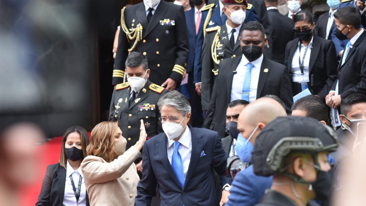 Acto. El presidente electo Guillermo Lasso asistió este lunes al tedeum en la catedral Metropolitana de Quito.