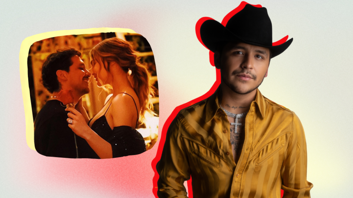 Foto junto a su novia Belinda.