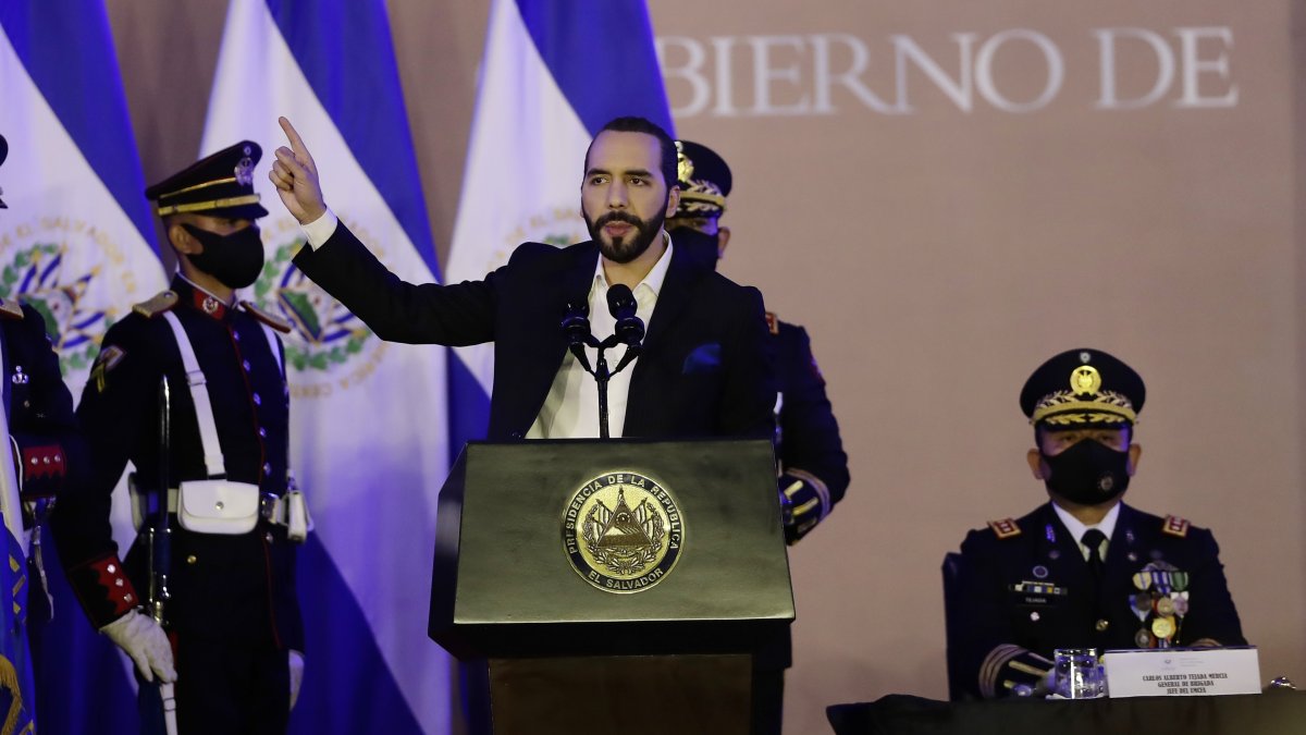El presidente de El Salvador, Nayib Bukele.