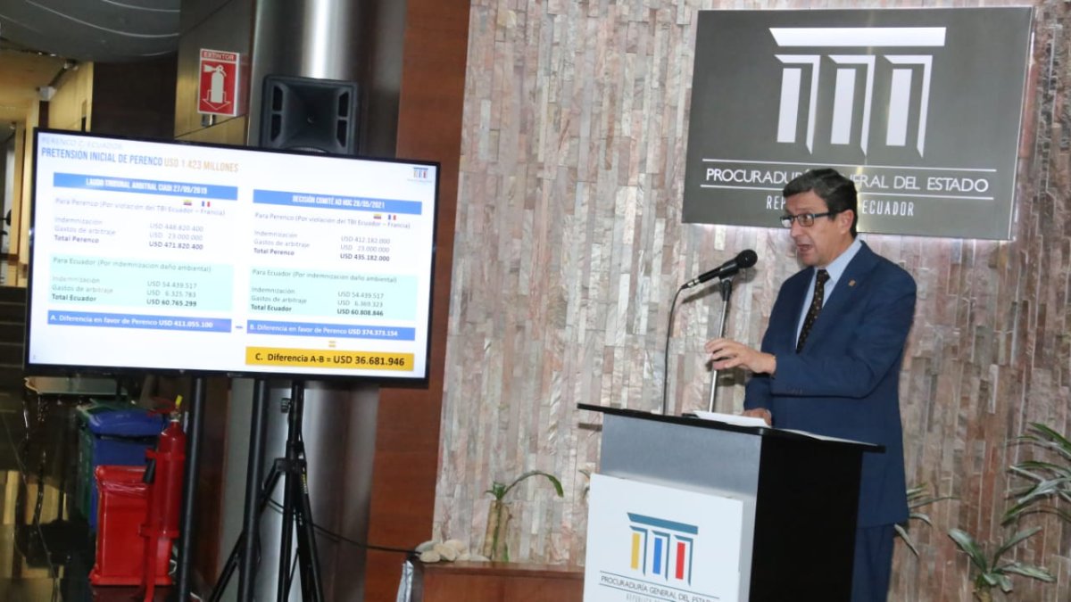 El procurador General del Estado, Íñigo Salvador, en rueda de prensa este 2 de junio de 2021.