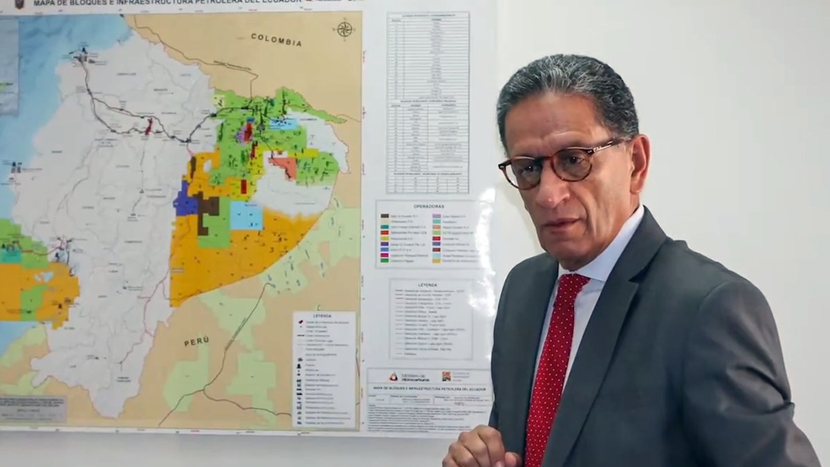 El nuevo ministro de Energía ocupó varios cargos en el Gobierno de Lenín Moreno.