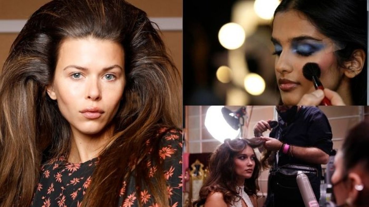 Looks del backstage de las pasarelas en el Australian Fashion Week.