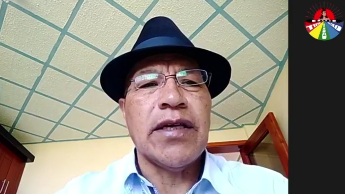 El vicepresidente de la Conaie, Manuel Castillo, dio algunos detalles del Congreso planificado para finales de este mes.