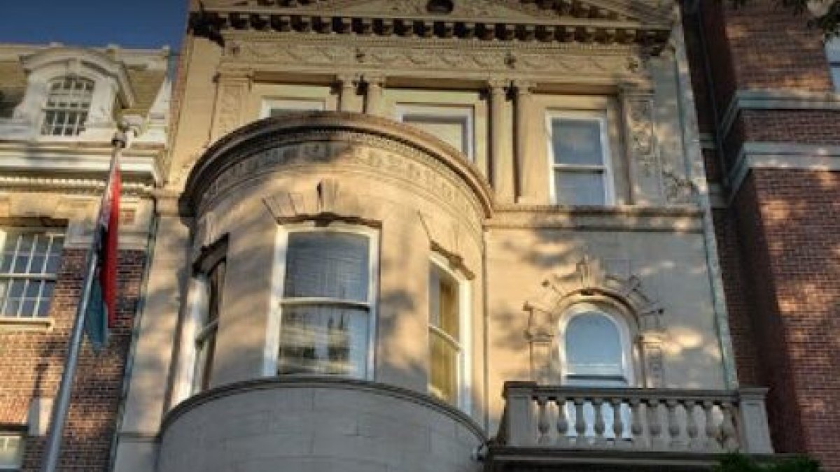 La sede de la embajada americana en Bielorrusia